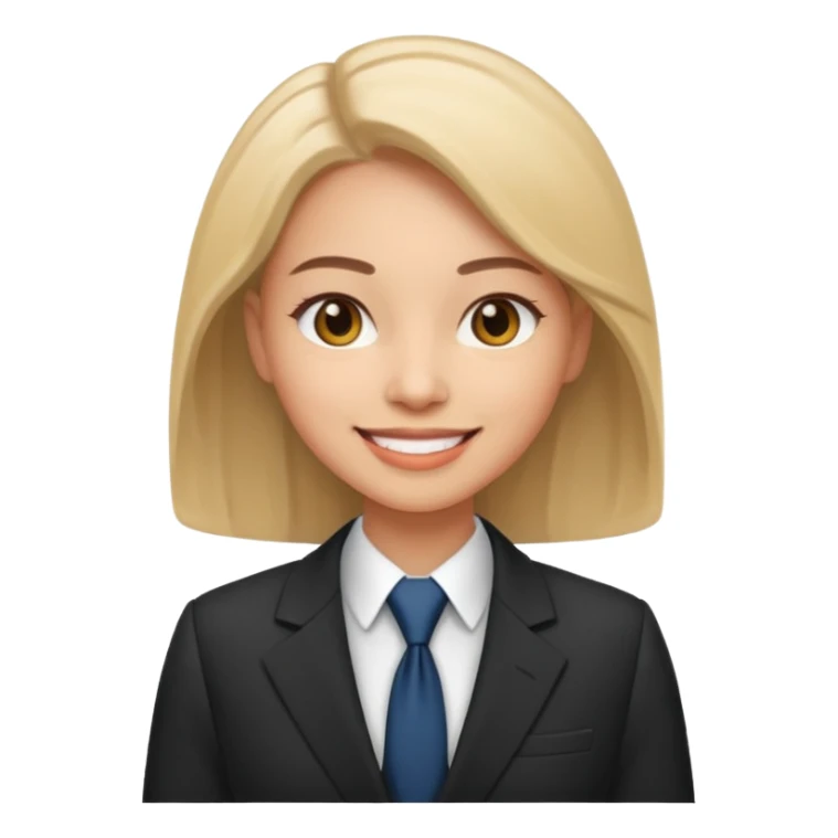 Emoji of Woman businessman sticker