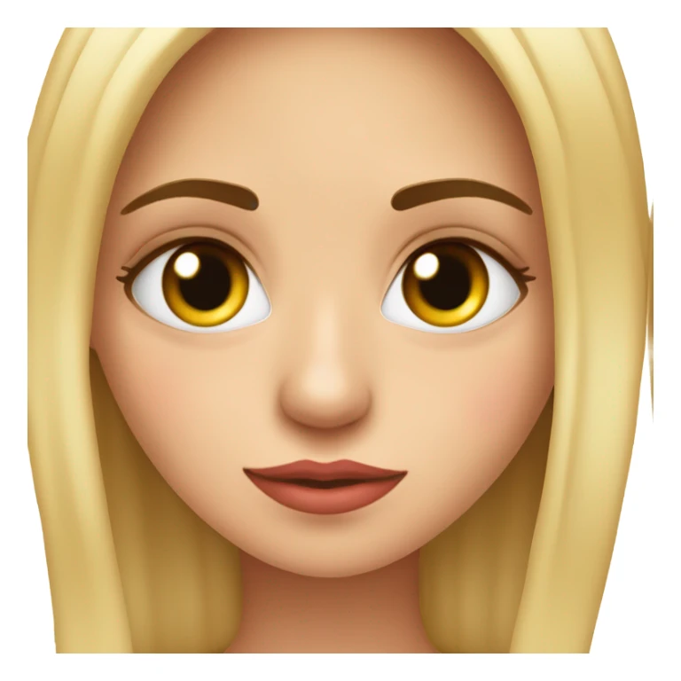 Cara con corazones en los ojos. Como si estuviera enamorada  sticker