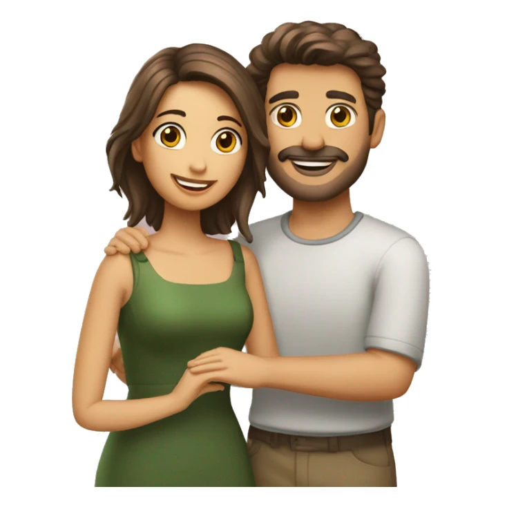 faça um casal em um encontro romântico  sticker