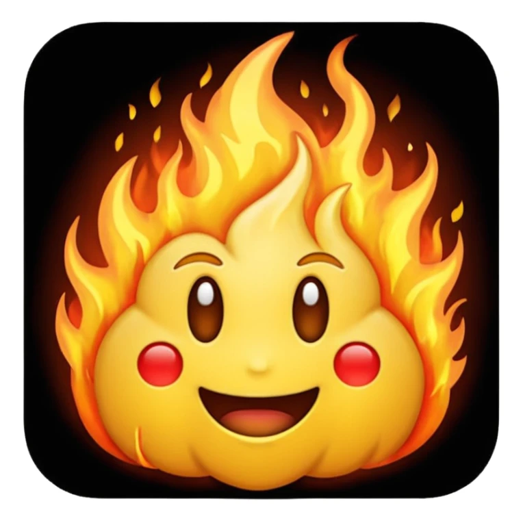 Emoji qui crache du feu en colère sticker