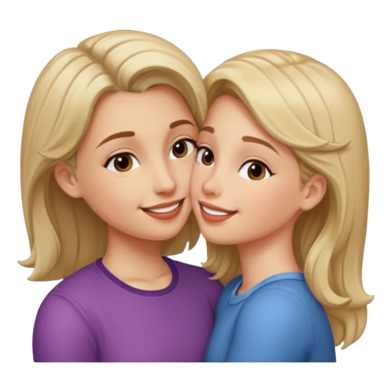 Someone kissing a girl  sticker