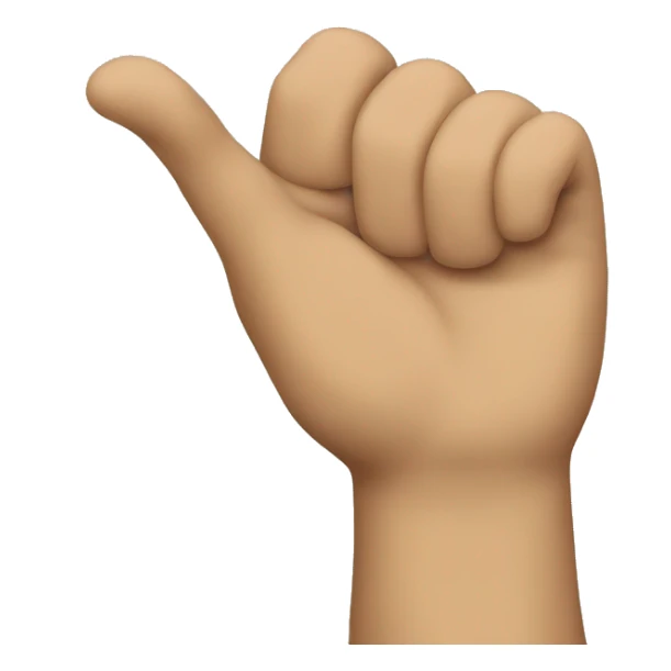 Person Saluting with their hand over their heas sticker