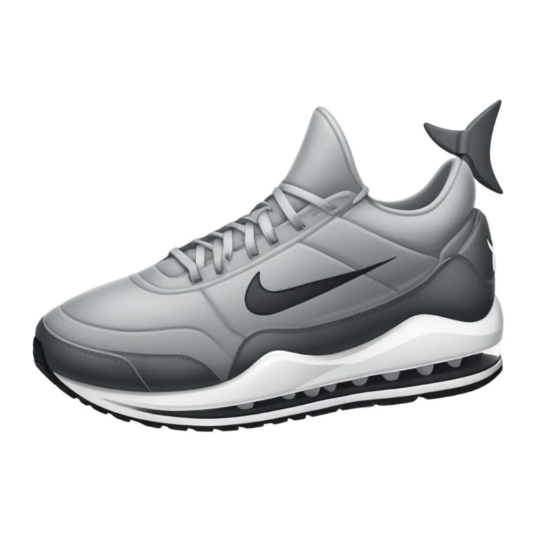 Tiburón con zapatillas Nike  sticker