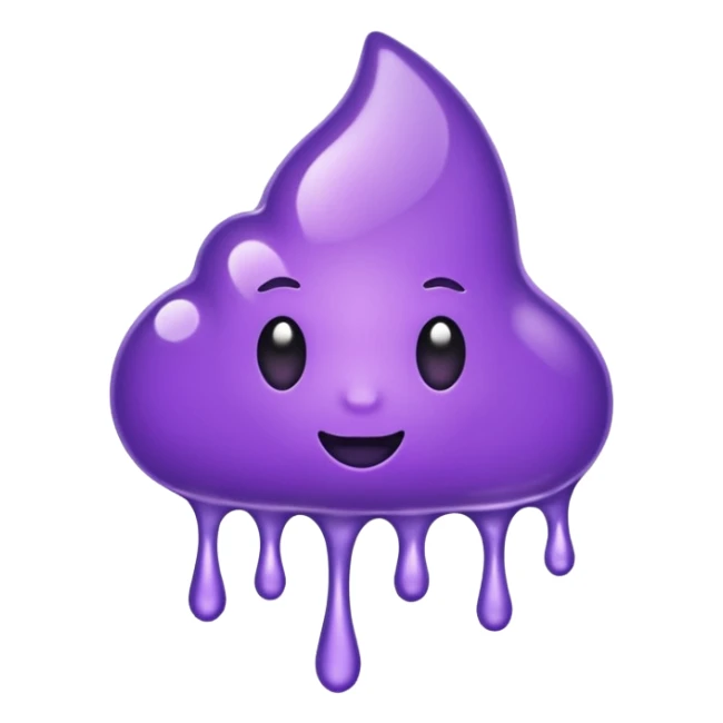 purple splat sticker