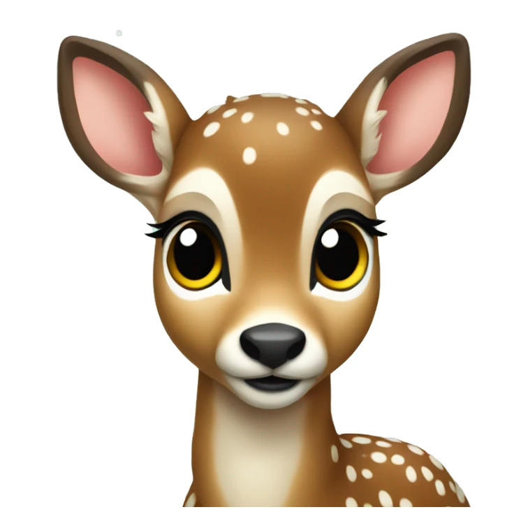 Baby deer for christmas sticker