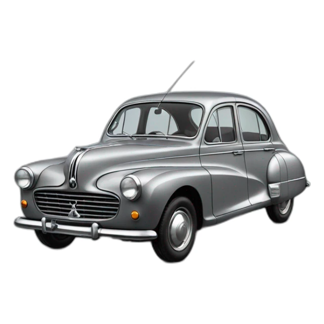1 Peugeot 203 cars grey sticker