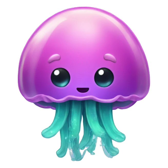 a jellyfish in costume sticker