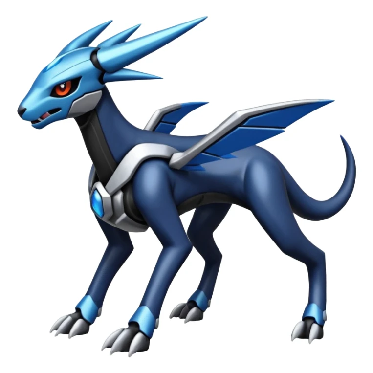 Houndoom-Dialga-Genesect-Pokémon-Fakémon-hybrid-creature sticker