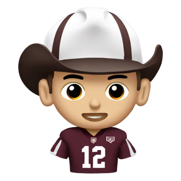 Johnny Manziel in Texas A&M uniform  sticker