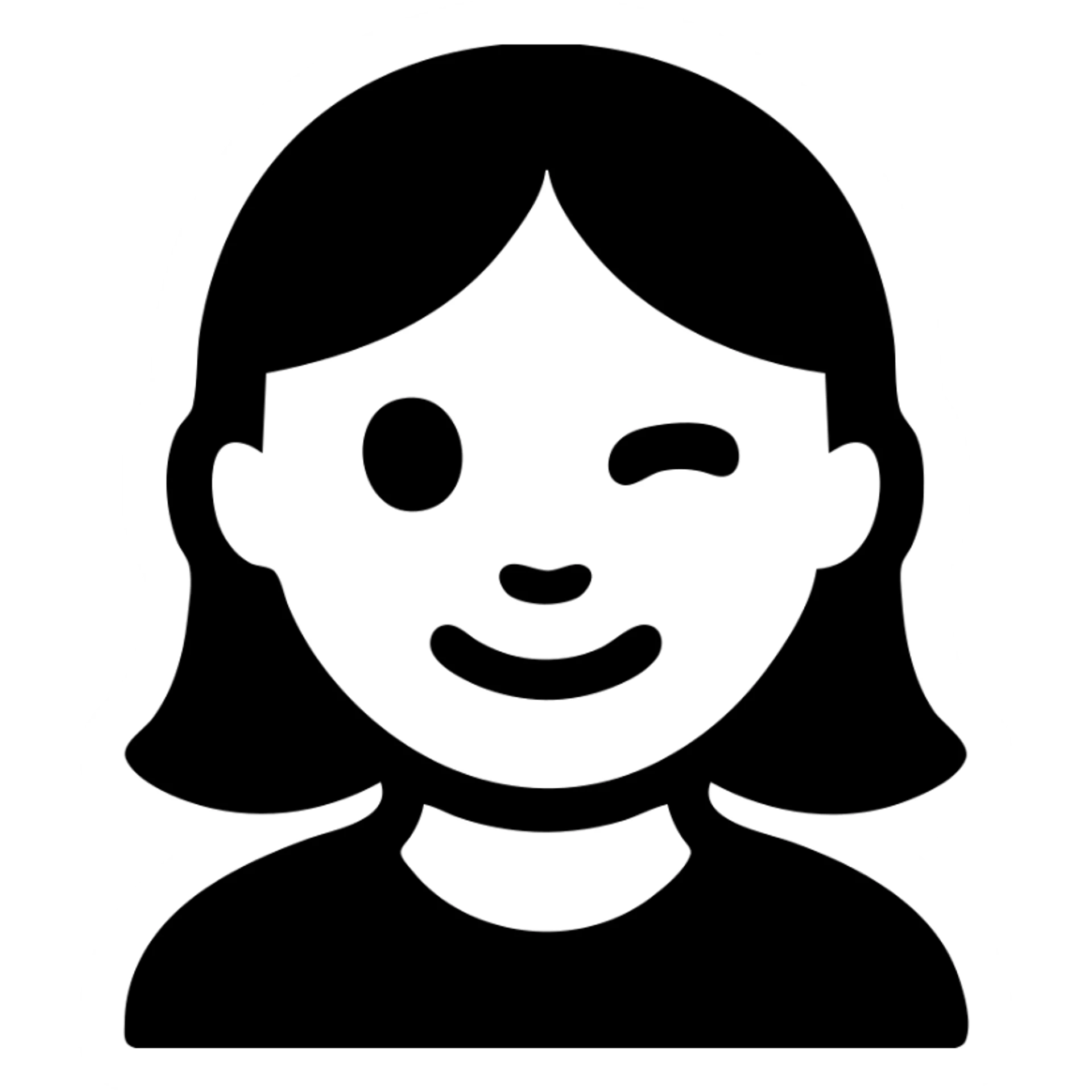 a blonde girl in a green hoodie winking sticker