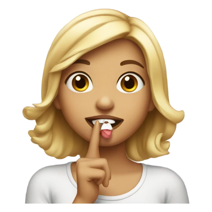 girl blowing kiss sticker