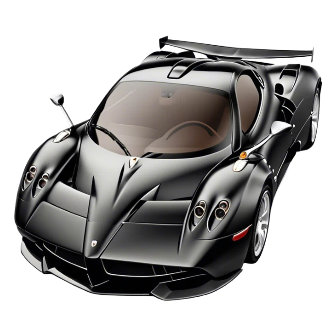 Pagani Huayra - Pagani (Model Year: 2022) (Iconic colour: Black) sticker