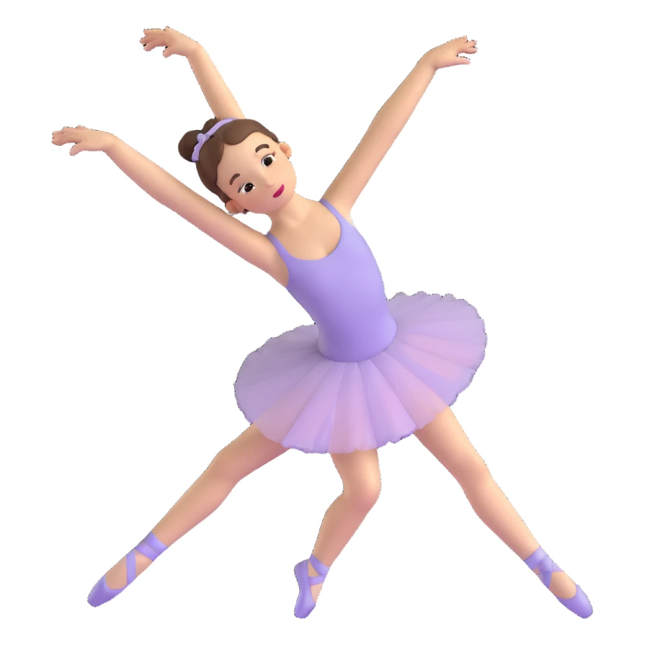ballerina girl in a dance pose sticker