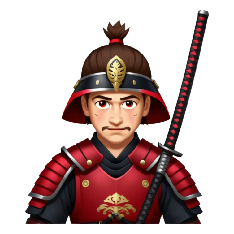 Fierce Samurai sticker