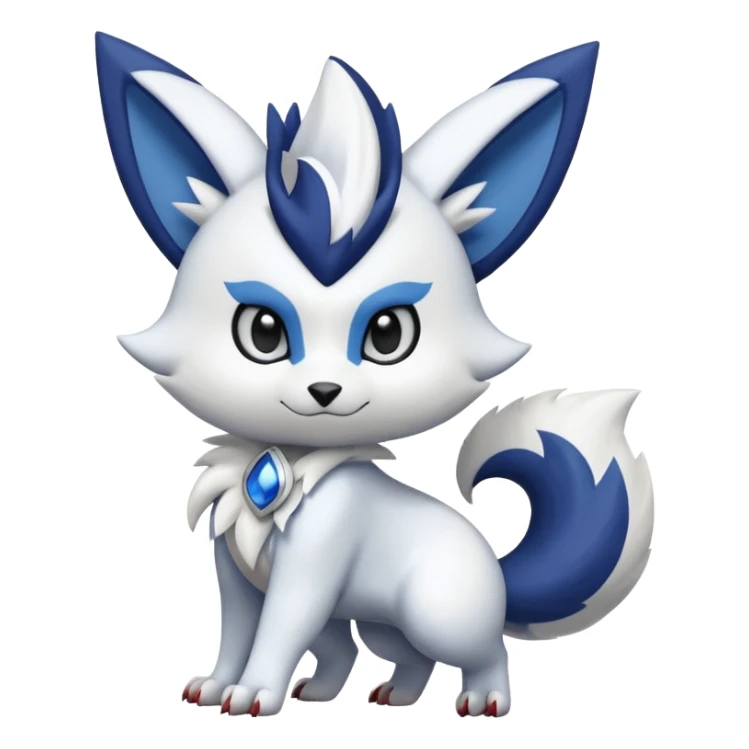 Zangoose-Meowstic-Absol-Pachirisu-fusion sticker