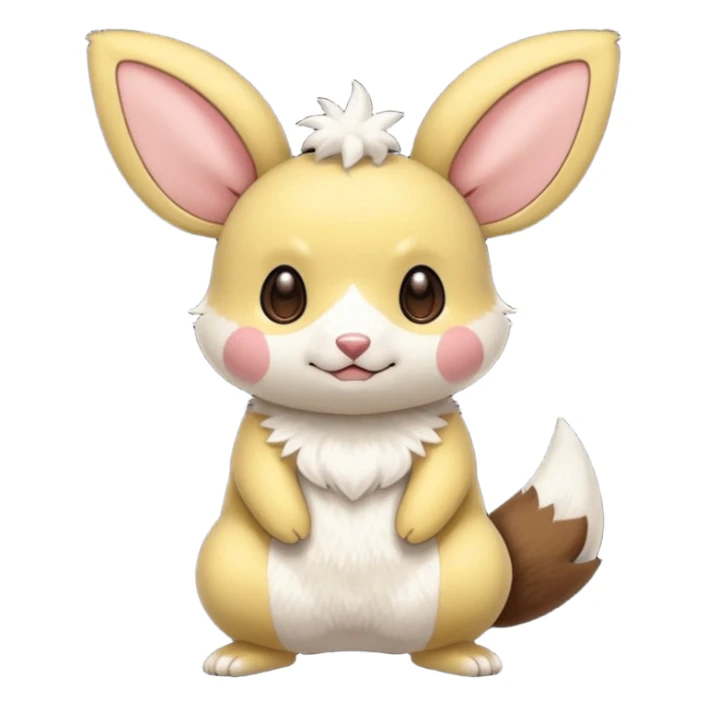 Teddiursa-Minccino-Pichu-fusion  sticker