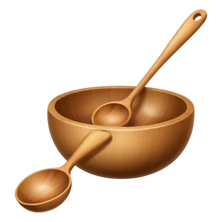 wooden kitchen utensil and item sticker