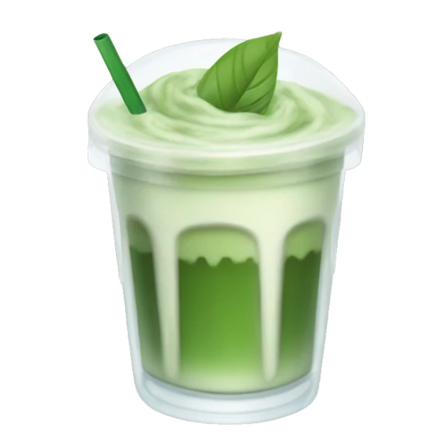 iced matcha latte sticker