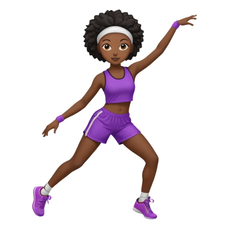 BLACK GIRL DANCING SPORT GEAR sticker