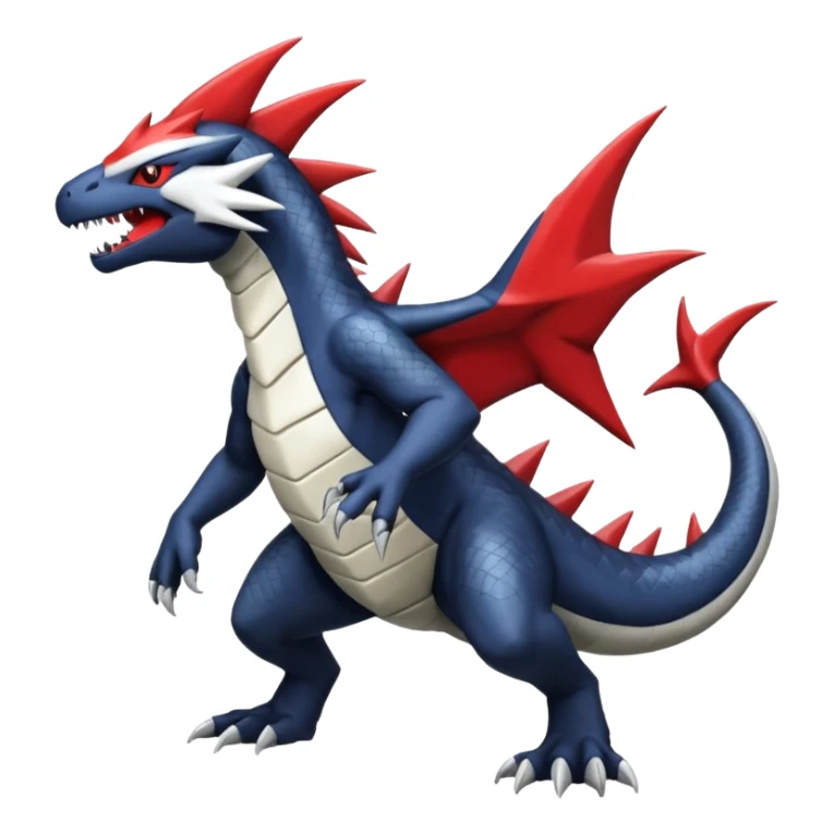 Salandit-Garchomp-Absol-Zangoose-Fusion (full body) sticker
