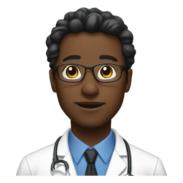 a black doctor saying this is sticker