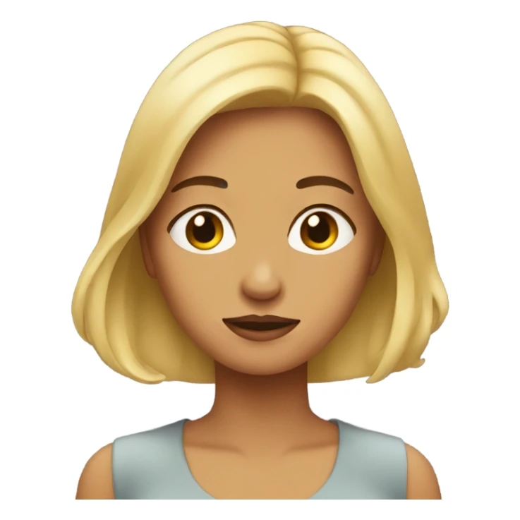 woman sighing sticker