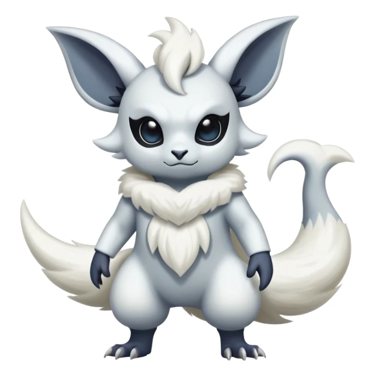 Snotty-Absol-Minccino-Pokémon-Fakémon-hybrid-creature (full body) sticker
