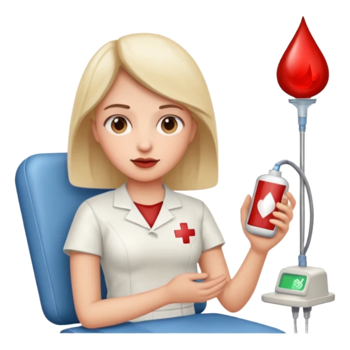 blood donation person team sticker