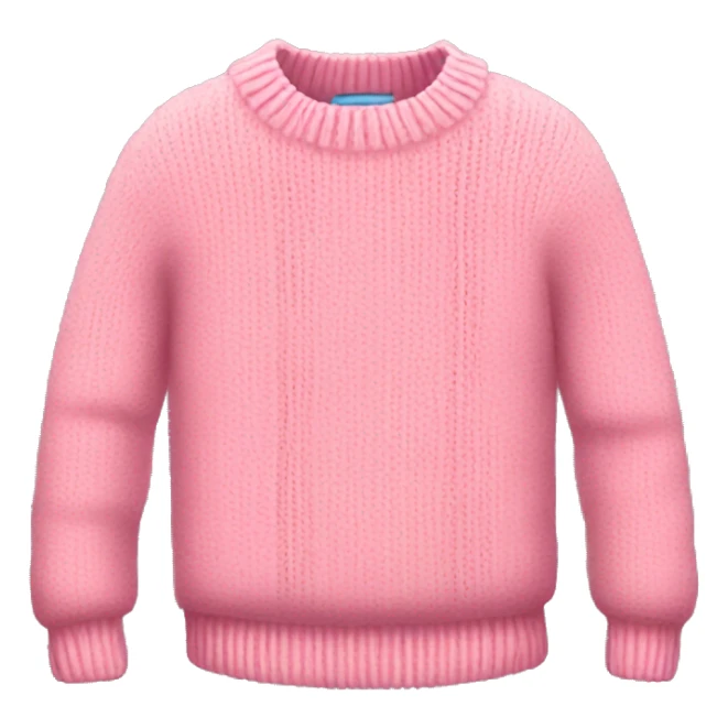 A cute little pink sweater  sticker