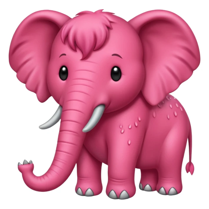 Hazme un elefante con piel de fresa sticker