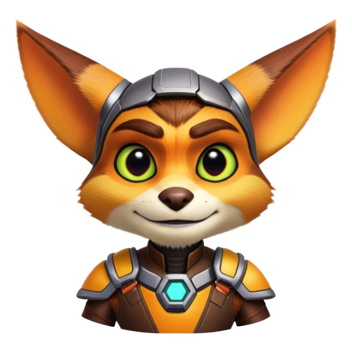 Ratchet and Clank lombax sticker