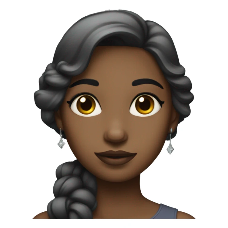 nighttime elegance of a girl sticker