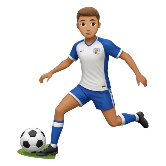 Footballer goal sticker