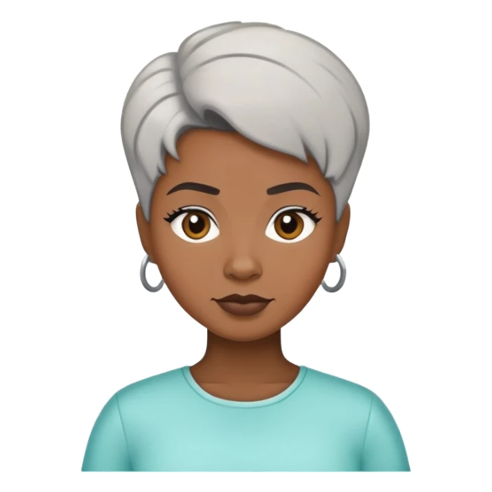 Hair salon manager African American sticker