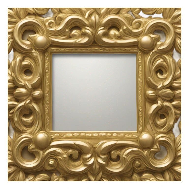 gold frame sticker