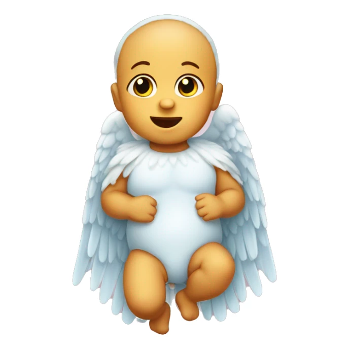 Baby als Engel verkleidet  sticker