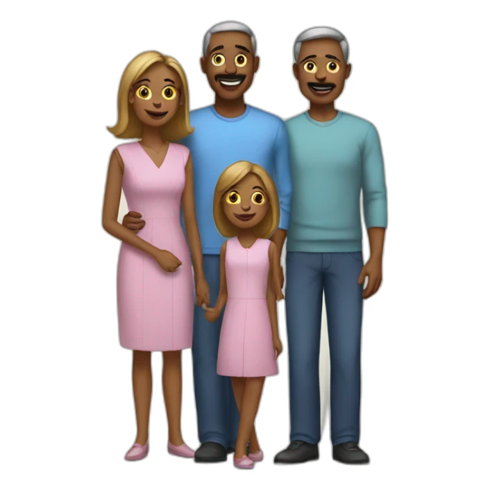 nuclear family sticker