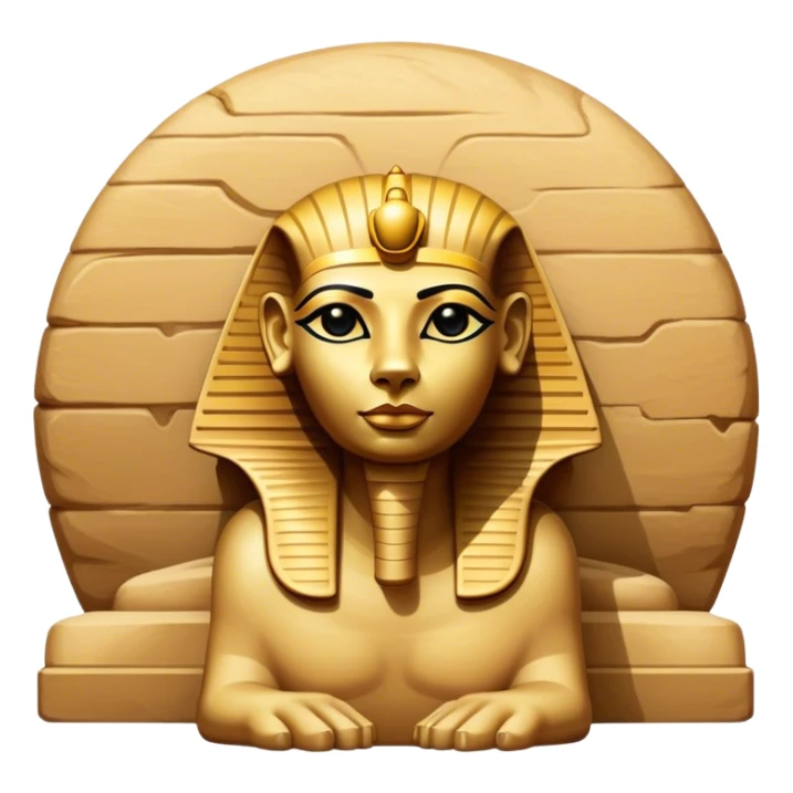 Great Sphinx of Giza, no frame sticker