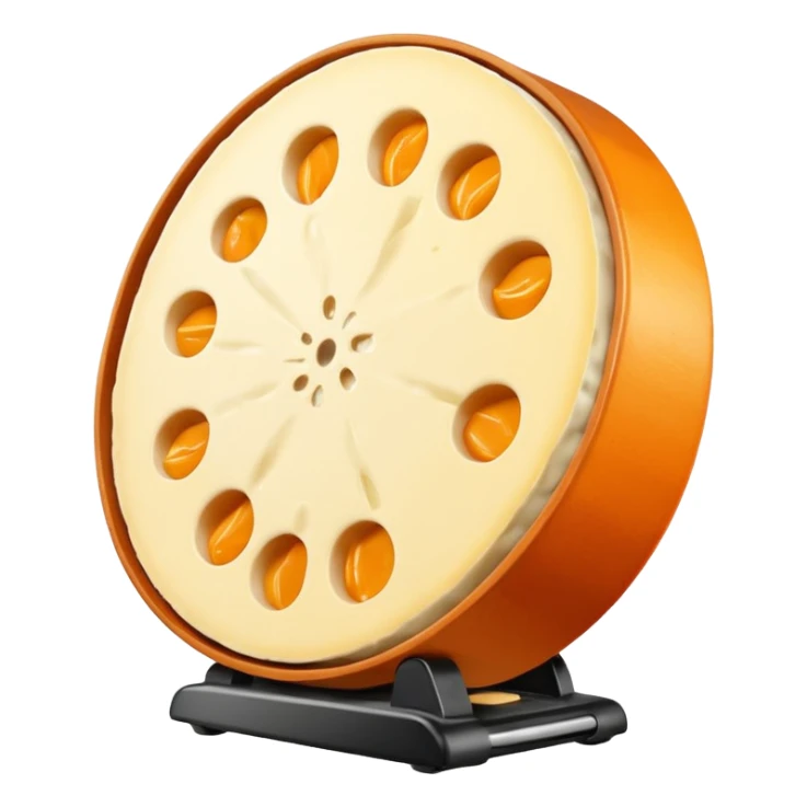 Four à raclette aoc valais demi-meule de fromage sticker