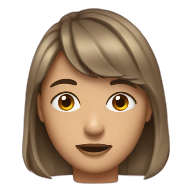 une personne qui fait caca sticker