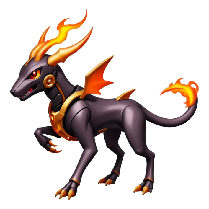 Houndoom-Genesect-Pokémon-Fakémon-hybrid-creature sticker