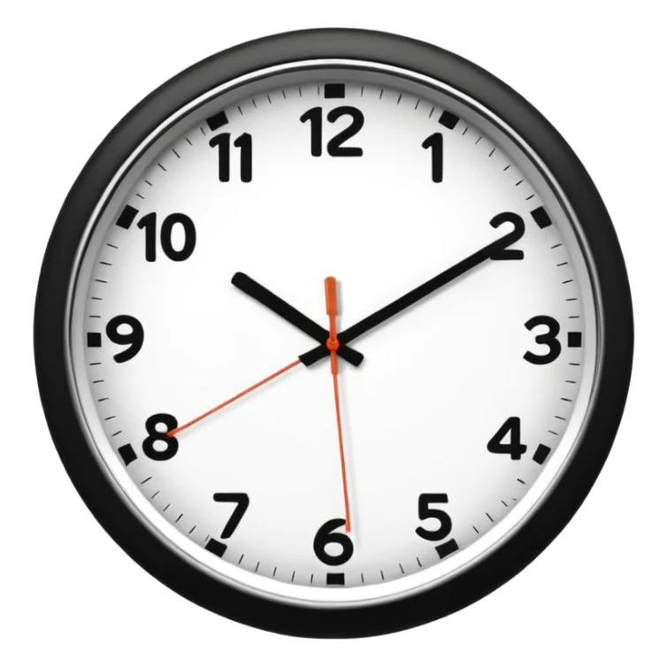 quiero un reloj  de pared 2pm  sticker