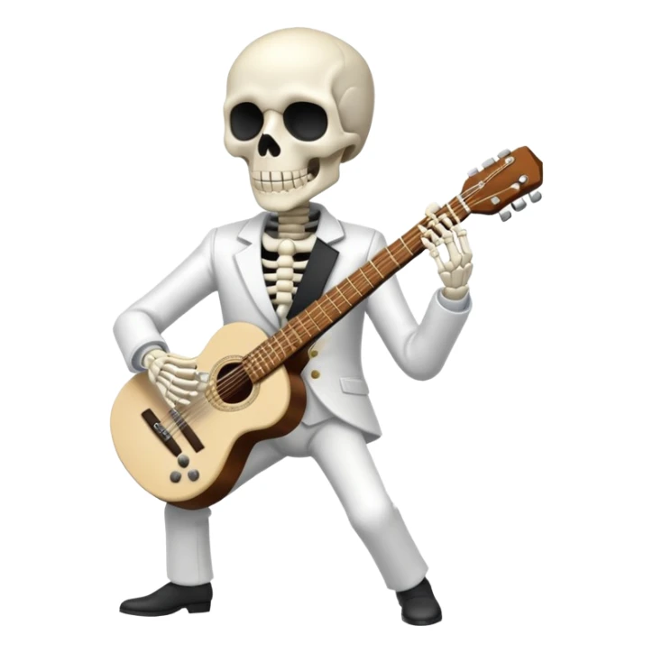 Ernesto de la Cruz skeleton musician sticker