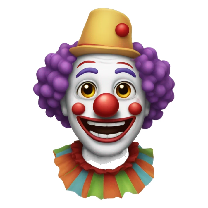 Clown sticker