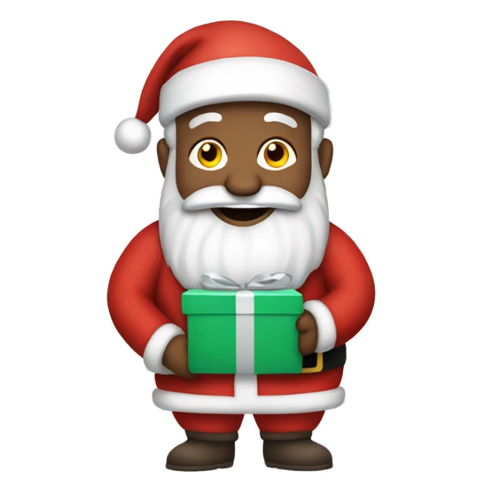 christmas Santa with gifts sticker