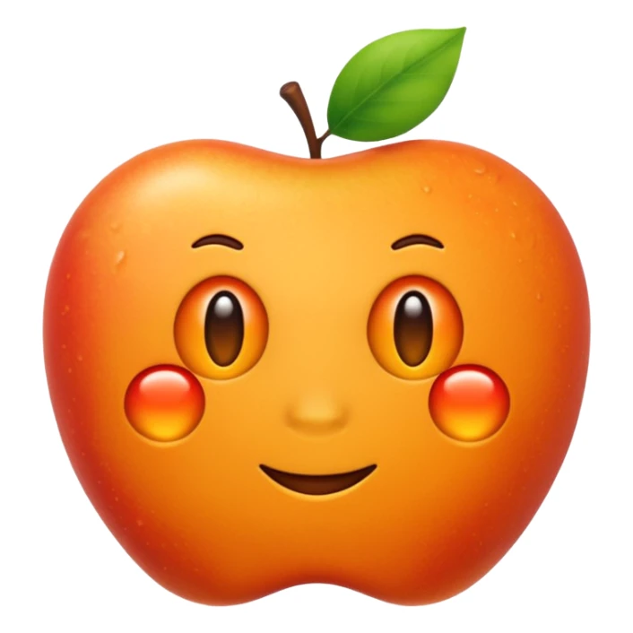 freundliches Lipid-Emoji, wissenschaftlich, Apple-Emoji-Stil sticker