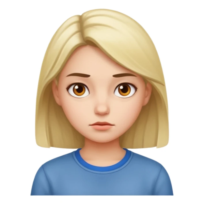 fake costumer loyalty, girl that doesn't care, she is like whatever sticker