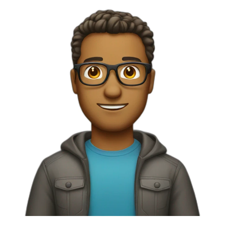 Guy with glases sticker