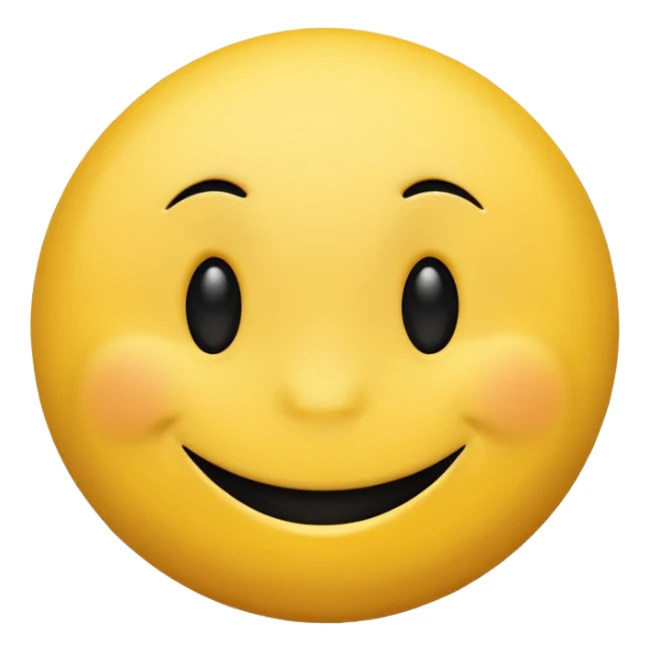 Smiley face (yellow circle) with a bump black on chin that’s cool! sticker