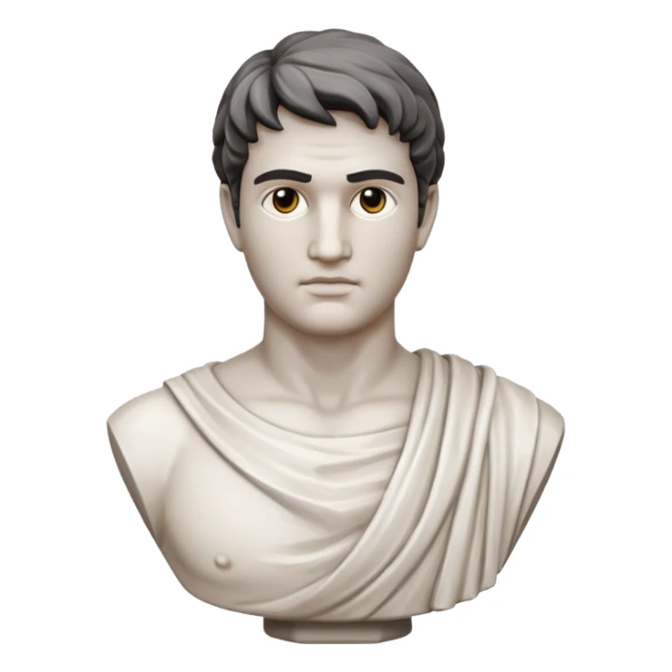 fais une statue grecque homme sticker